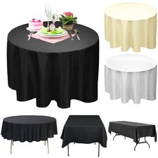 Time to Sparkle 2 - 8pcs Table Cover Wedding Polyester Tablecloth Party Decor