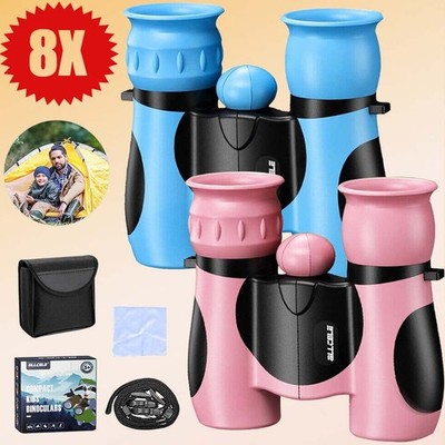 8-fachem Fernglas Kinderfernglas Lupe Schlüss und Tasche  Zoom  Kinder Geschenk