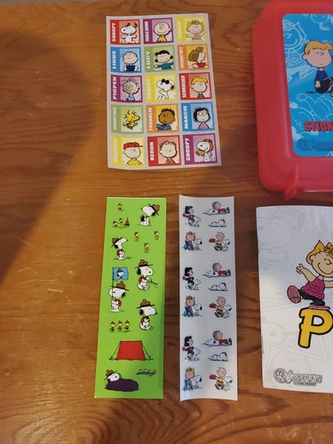 Vintage Sandylion Sticker Schatzset Peanuts Snoopy New Old Stock RAR - Bild 2 von 4