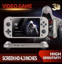 M17 Retro Handheld Game Console SJGAM 4.3" IPS Screen 64GB Portable Player NIB