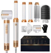 Hair Dryer With Diffusers Ionic Blow 7 In 1 Hair Dry Brush Brushless High Speeds