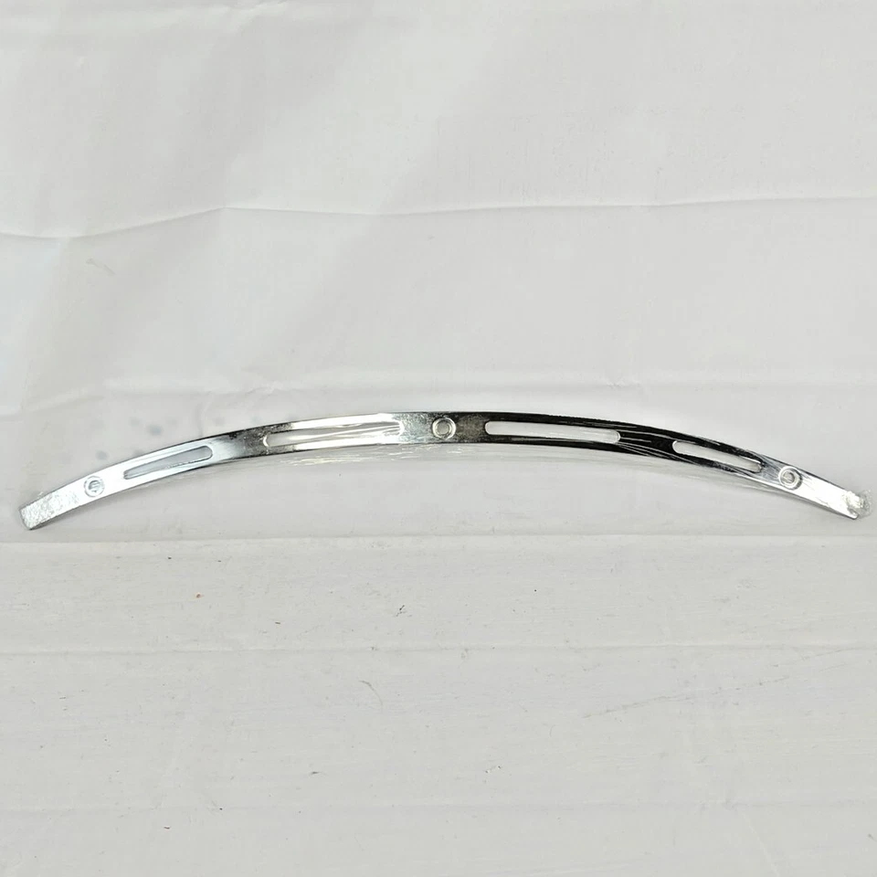 2x Para Harley Davidson Touring Electra Glide FLHX Cromo Ala de Murciélago Parabrisas Borde Foto 2 de 4