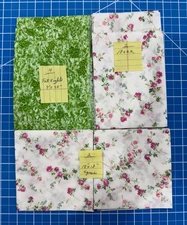 Liberty of London Tana Lawn 4 Pieces of Mixed Sizes and Prints