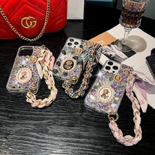 Luxury Rhinestone Phone Case For iPhone17pro16 15 14 13 12 11 pro max plus case