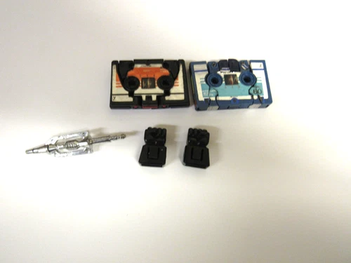 Hasbro Takara Transformers G1 Original Parts Lot Cassette Tapes Fists Weapon