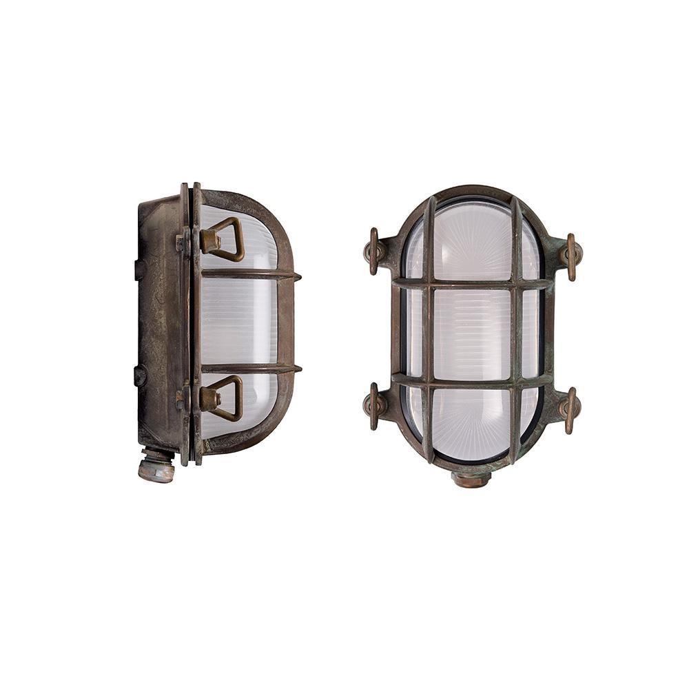 Moretti Luce Mini Plafoniera Ovale in Ottone - 00.15.O 