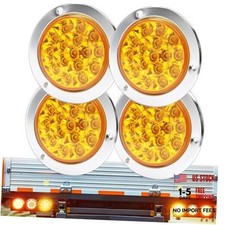 4 Inch Round Led Trailer Tail Lights B 4