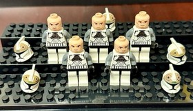 Lot of 5 Lego Star Wars Clone Trooper Gunner Minifigures SW0221