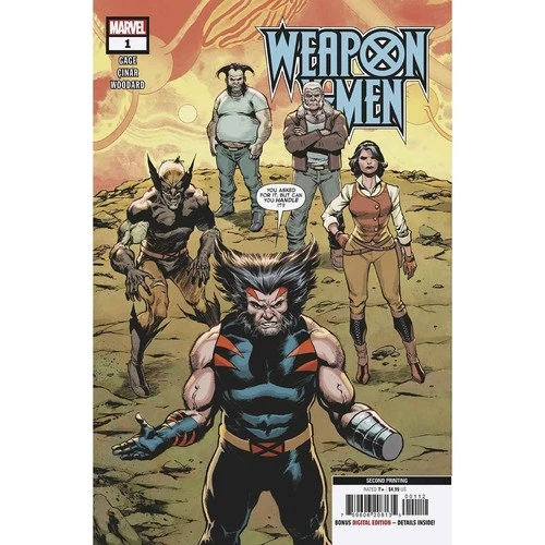 Weapon X-Men #1 Second Printing Marvel Comics