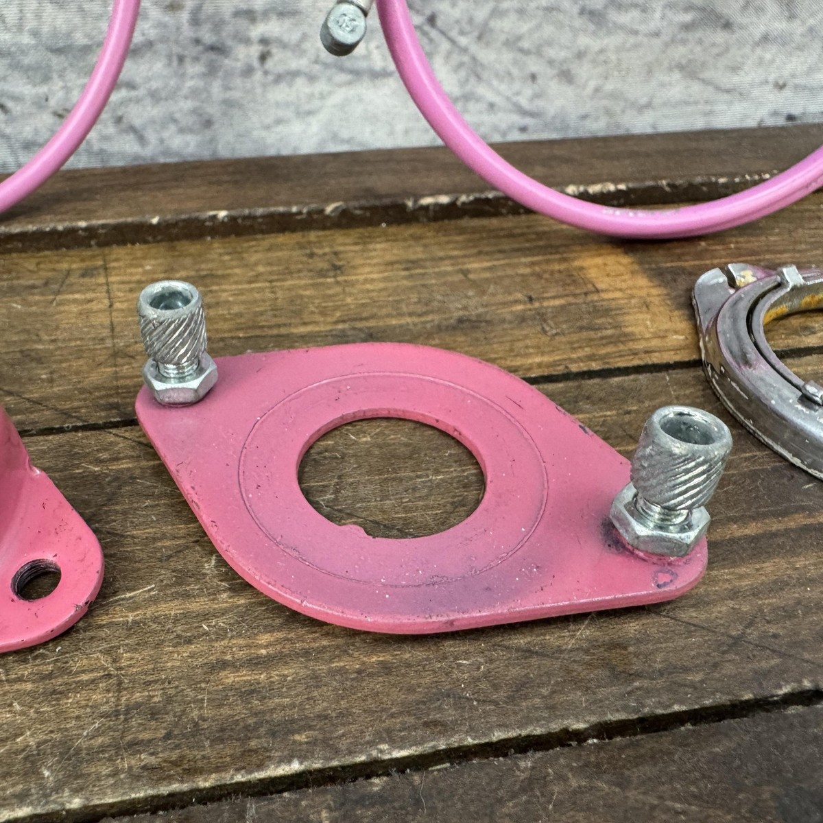 Vintage Odyssey Gyro BMX Parts Pink Detangler Rotor Cable Bubble