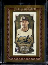 2024 Topps Allen & Ginter Jasson Dominguez Mini Baseball Auto RC #MA-JD Yankees