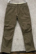 Kuhl Rydr Vintage Patina Dyed Pants Brown Mens Size 32x30 Outdoor Hiking Travel