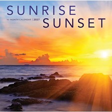 Sunrise Sunset 2027 Wall Calendar