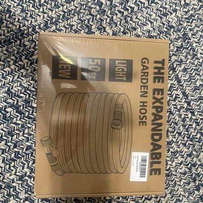 #ad #ad The Expandable garden hose 50 ft black New $30.00