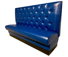 Atlanta Booth  Chair BB-D4850 30" Double Booth, Upholstered Tufted Back, 3/4...