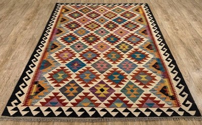 Teppich KELIM ORIGINAL Farbe: Multi; Größe: 151 x 208 cm | Handgearbeitet