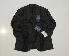 NWT Mens KENNETH COLE REACTION Dk Gray Flex Coat Blazer Suitcoat Jacket 42 Short