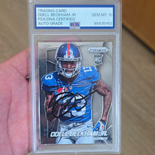 2014 Panini Prizm Odell Beckham Jr. #282 Mint 10 Psa Auto