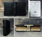 1872 The Book of Church Services Complete Leather Clasp Cambridge Bible Interest