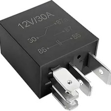 5 Pin 12V 30A Car Relay, Multi Purpose Waterproof Relaying Starter- 5 Pin/1PC