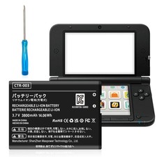 CTR-003 Battery, for Nintendo 3DS 2DS Game Console, 3800mAh New Upgrade High Cap