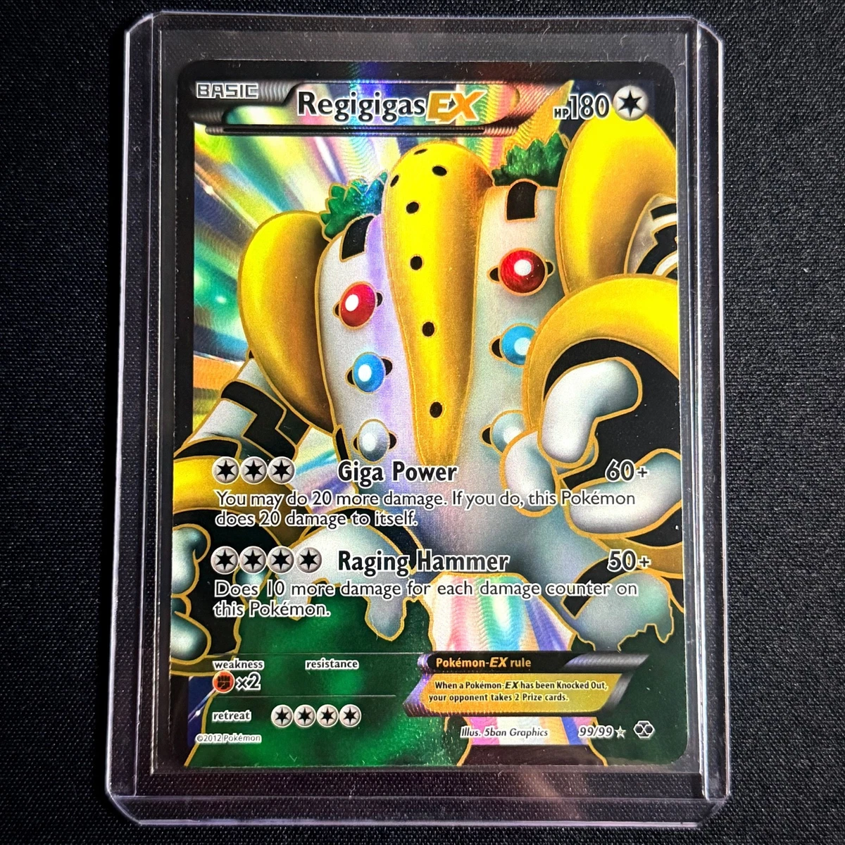 regigigas ex pokemon card LV.X - DP30 DP30/56 Colorless Rule Pokemon Card Regigigas EX 045/052