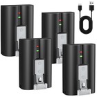4-Pack V4 Battery Replacement For Ring Doorbell Plus 5F77E9,Video Doorbell 2/3/4