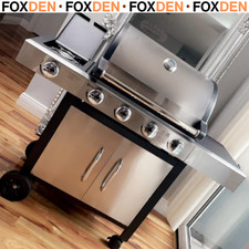 4+1 Burner Gas BBQ Grill with Side Burner Outdoor Garden Barbecue 128x55x113 cm