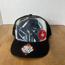 Youth Darth Vador Black Snapback Star Wars Hat Youth Size Baseball Cap
