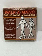 Vintage Pedometer Walk-A-Matic Made in Japan Complete In Box