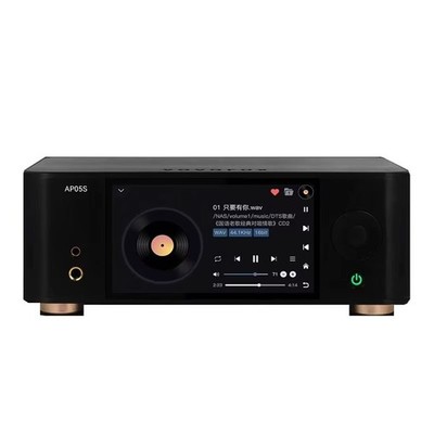 Black AP05S Lossless Audio Player BT5.0 ARM+FPGA Dual ES9038Q2M DAC w/Screen