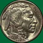 1938-D Buffalo Nickel Uncirculated UNC Coin #39202