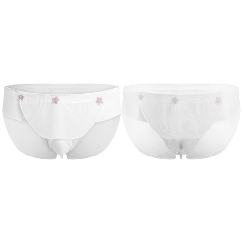 Lencería japonesa transparente con volantes Sissy para hombre - Imagen 6 de 71