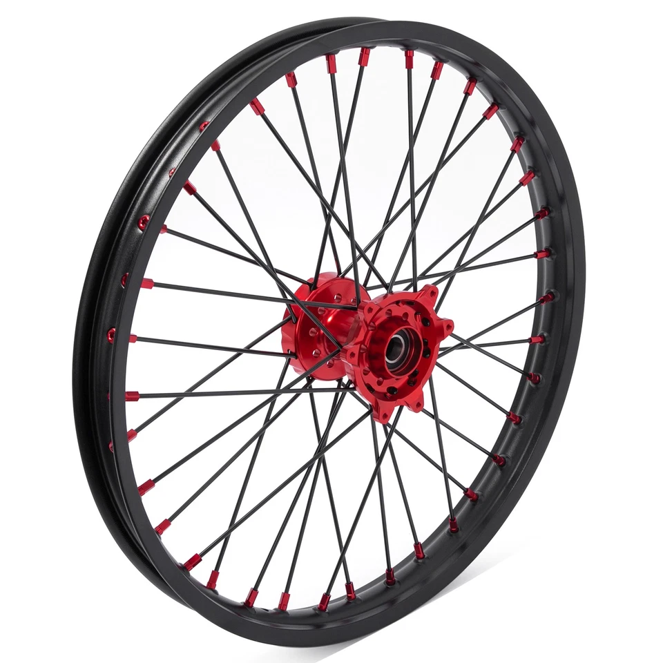 For Honda 21"/19" CNC Spoked Wheels Set CRF250R CRF450R 14-25 CRF250RX CRF450RX - Image 4 of 4