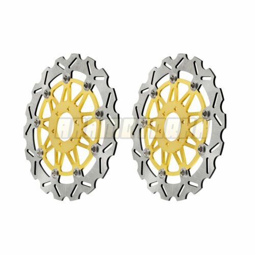 Front Brake Rotor Disc For Aprilia RSV4R APRC ABS RSV4 Factory APRC ABS Pair New - Picture 3 of 9