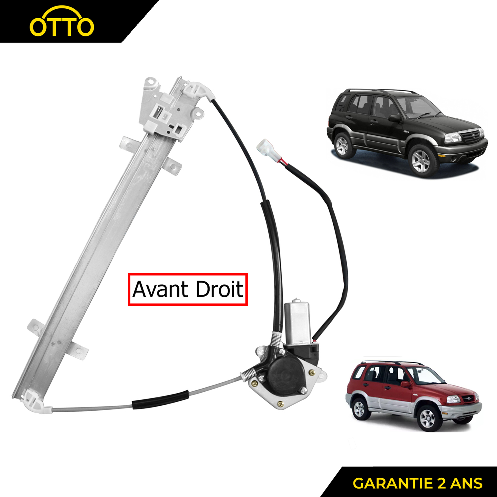 Mécanisme lève-vitre électrique avant droit avec moteur pour Grand Vitara 8340165D10