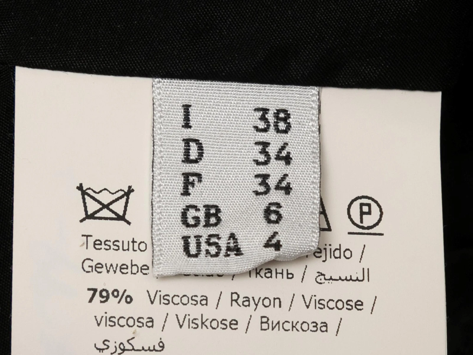 Abito smanicato nero e multicolore Moschino Couture stampa fotografica taglia IT