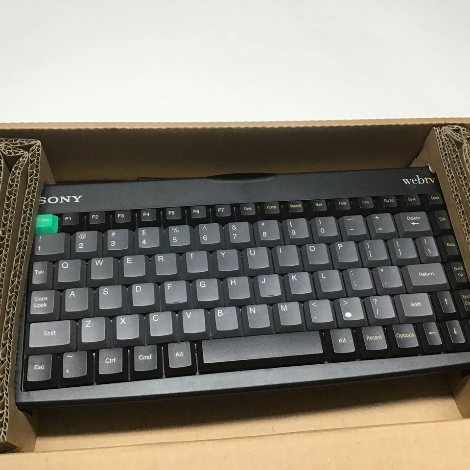 Sony Wireless Keyboard - Sony Web TV Internet Terminal - RM-KW100 New In Box - Image 2 of 4