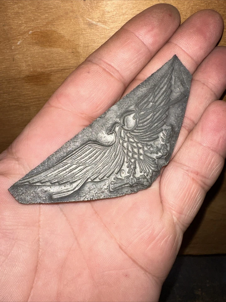 Printing Block Plate ( Majestic Eagle Arrows in Claw ) Needs Wood Block!! - Image 2 of 4