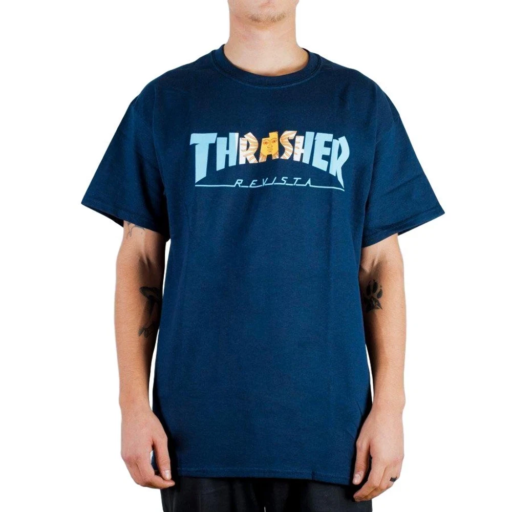 Thrasher Argentina Tee Navy Blue