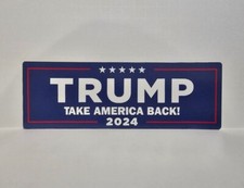 Trump Sticker 2024 President Campaign Make America Great MAGA Decal Take Back