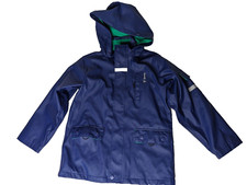 Kamik Splash Children's Waterproof Jacket Size 7 US Blue Raincoat