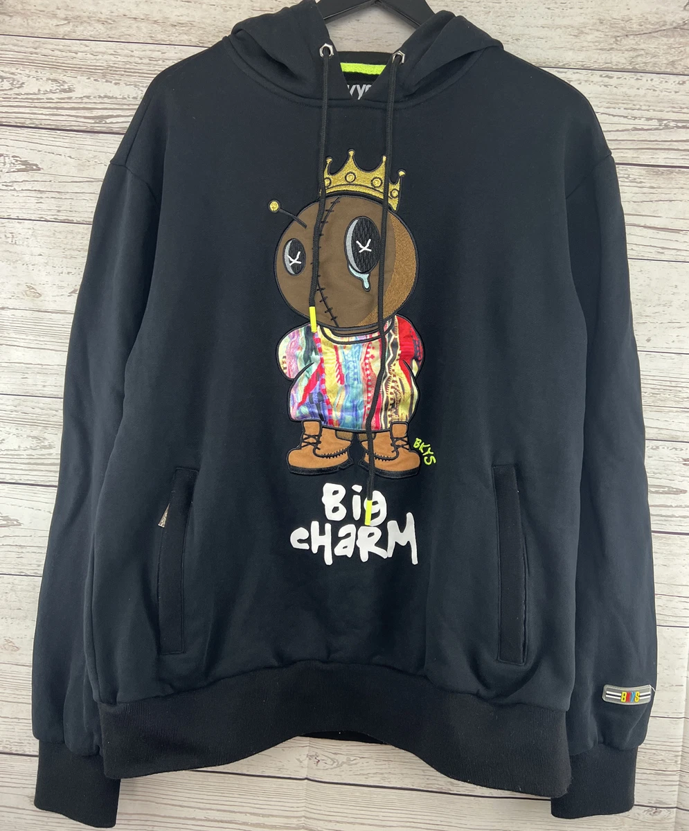 BKYS “ BIG CHARM” hoodie biggie smalls mens size large unique | eBay