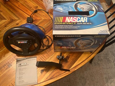 Thrustmaster Nascar Compact Steering Wheel PlayStation w/ box and manual
