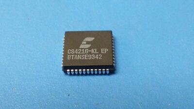 (1 PC) CS4216-KL (EP) CRYSTAL SEMI 16-BIT STEREO AUDIO CODEC PLCC-44