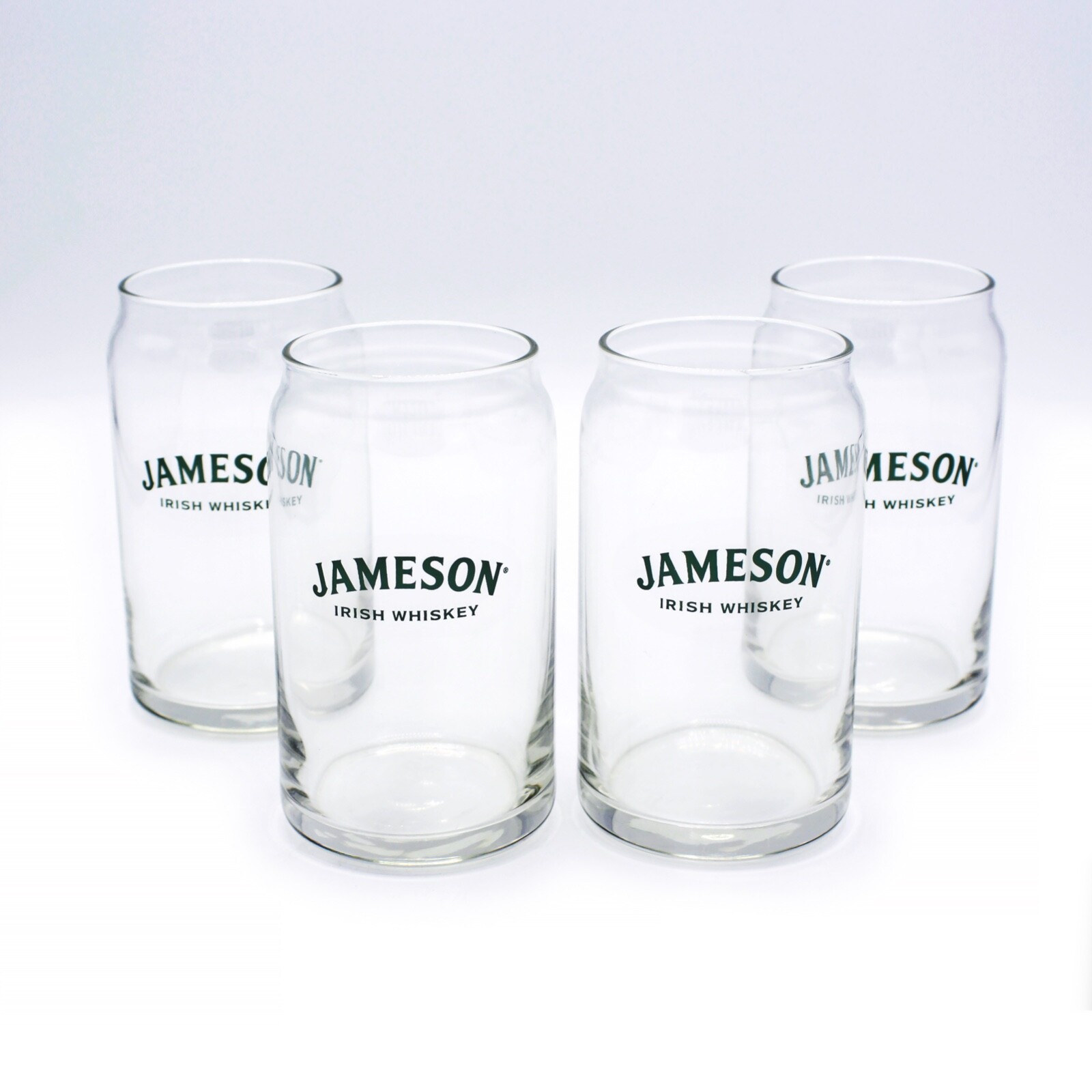 4 x Jameson Irish Whisky Can Shape Cocktail Glass Tumblers 350ml Brand
