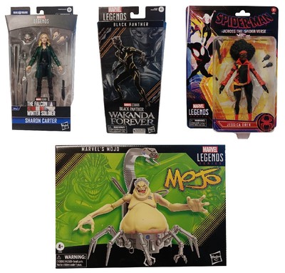 Marvel Legend Series Mojo Sharon Carter Black Panther Jessica Drew Actionfiguren