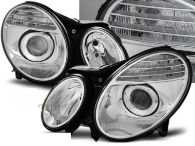Scheinwerfer Paar Mercedes E-Klasse W211 02-06 Design Chrom