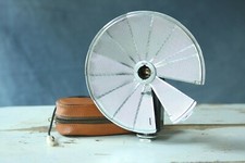 Vintage Ricoh Flash BC-606 with Leather Case - Needs Flash Blade Repair