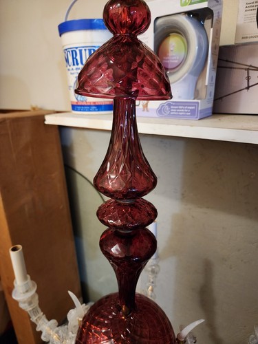 2Vintage Handblown & Crafted Murano Glass 5 Light Chandelier,Original from Italy - Picture 20 of 24